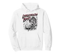 Largemouth Bass fishing Predator Strike Depth Charge Scene Pullover Hoodie