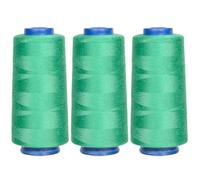 Larger Serger Thread Cones 3 Rolls, 3000 Yards Each Roll Diameter 2.13" Height 4.37" Polyester Pagoda Yarns Sewing Thread Spools 40S/2 for Overlock Quilting