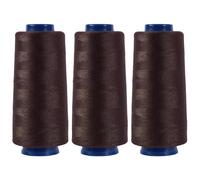 Larger Serger Thread Cones 3 Rolls, 3000 Yards Each Roll Diameter 2.13" Height 4.37" Polyester Pagoda Yarns Sewing Thread Spools 40S/2 for Overlock Quilting (CR016 C2077 3P)