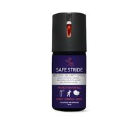 LARGER SIZED Self Defence Spray SAFESTRIDE Criminal Identifier Spray for Personal Protection (3m range) - Weapons UK Legal for Men & Women with UV Marking & Practical Keychain 40ml