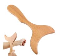 Larger Wooden Gua Sha Lymphatic Drainage Massager, 31 x 15.7 cm, Body, Back & Neck Gua Sha Therapy Tool Kit for Body Shaping, Health & Household Use