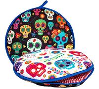 Largest! Two Sided Tortilla Warmer, 12" Insulated and Microwaveable, Fabric Pouch Keeps Them Warm for up to One Hour! Perfect Holder for Corn & Flour, Insulated Keeper! by ENdeas
