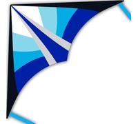 Larilook Delta Kites for Kids and Adults, Easy to Fly Kite, beginner kites for kids ages 6-12,Kite Handle and Line Included, (Blue)