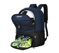 LARIPOP Soccer Backpack,Basketball Backpack with Ball Holder and Shoe Compartment,Men&Women Gifts Backpack for Basketball Accessories Training Equipment Fits Volleyball,Soccer,Sports Gifts