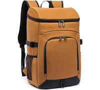 Laripwit Cooler Backpack 40 Cans Insulated Backpack Large Cool Bag Rucksack for Men Women Leak-Proof for Picnic, Work, Camping, Beach, Brown