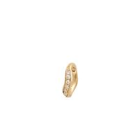 Lark & Berry 14k yellow gold small Dune diamond hoop earring One Size