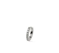 Lark & Berry 14kt white gold medium Modernist hoop earring - Silver One Size