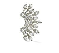 Lark & Berry 14kt white gold Sun Rays Tiara diamond stud - Silver One Size