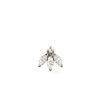 Lark & Berry 14kt white gold Veto Blossom diamond stud earring - Silver One Size