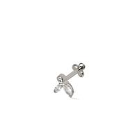 Lark & Berry 14kt white gold Veto diamond and sapphire earring - Silver One Size