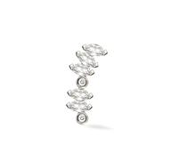 Lark & Berry 14kt white gold Veto sapphire and diamond earring - Silver One Size