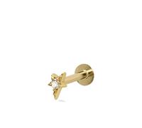 Lark & Berry 14kt yellow gold Shooting Star diamond stud earring One Size