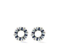 Lark & Berry sterling silver Blue Dahlia sapphire earrings One Size