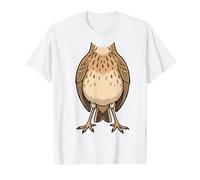 Lark Bird Costume Cartoon Songbird Graphic Design Value Graphic T-Shirt, Men, White, M