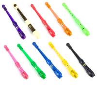 Lark Soprano School Baroque Recorder - Various Colours (Matt Black - 3 Piece)