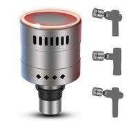 LarkFit Massage Gun Head with Heat and Cool Function, Muscle Massager Head for Essential Oils Massage Oils Absorption Deep Tissue Massage Gun Accessories for Pain Relief Plug-n-Play Tools for Body