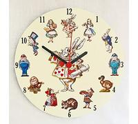 Larkrise Designs Alice in Wonderland Clock - Collage - Hand Cut - AW13-C