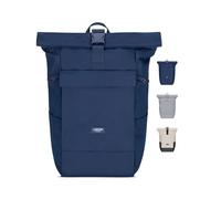 LARKSON Backpack for Women & Men - No 4 Large | Roll Top Rucksack with Laptop Compartment for Work, Uni, Leisure, Travel Backpack with Trolley Strap, Water Repellent