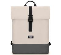 LARKSON Backpack Womens & Mens Sand Grey - Tammo - Laptop Rucksack Bag for Work, College & Travel - Lightweight Rolltop - Water-repellent