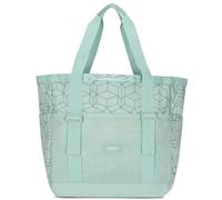 LARKSON Beach Bag Mint - Smilla - Tote Bag with Zip for Men & Women - Family Holiday, Sports, Swimming - Shopping Bag Made From Pecycled PET - Water Repellent
