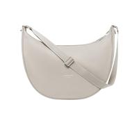 LARKSON Crescent Bag Ladies & Men Beige - Solveig Large - Big Cross Body Bag Women - Half Moon Shape - Womens Dumpling Bags with Adjustable Strap