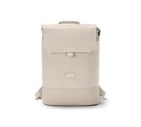 LARKSON Women's Backpack Beige - Nina - Women's Laptop Backpack with 16-inch Laptop Compartment for University, Work & Travel - Medium-sized Rucksack - Water-repellent