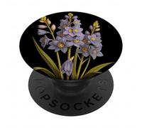 Larkspur Flower Scientific Name Vintage Illustration Flowers PopSockets Adhesive PopGrip