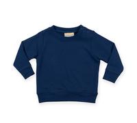 Larkwood Baby Unisex Crew Neck Sweatshirt With Shoulder Popp RW4263