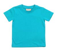 Larkwood Crew Neck T-Shirt in Turquoise | Size: 6-12 m Larkwood Turquoise 6-12 m