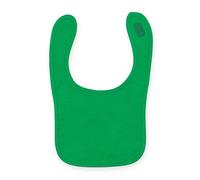 Larkwood Plain & Contrast Bib in Green Larkwood Green