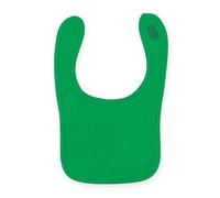 Larkwood Plain & Contrast Bib Pack of 2 in Green Larkwood Green