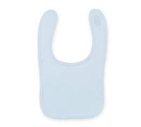 Larkwood Plain & Contrast Bib Pack of 2 in Pale Blue Larkwood Pale Blue