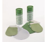 Larminly Kessa Hammam Body Exfoliating Glove 100% Viscose of Natural Origin, 2 Piece Set Body Scrub 250D High Roughness and 120D Face Peeling Gentle Roughness