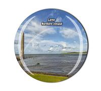 Larne Northern Ireland UK Fridge Magnet Souvenir Gift Crystal Refrigerator Magnetic Sticker Collection