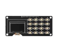 Laroal 0.96in OLED LCD Screen Module with 4X4 Keyboard Soldered 4 Pins I2C 1315 IIC Communication Display 128x64 Resolution Display