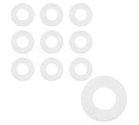 Laroal 10 PCs Toilet Flush Valve Seal Ring Silicone Rubber Toilet Flush Valve Seal For 816.418.00.1 transparent