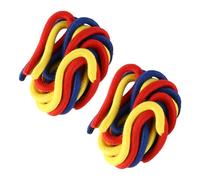 Laroal 2 PCS Magician's Deluxe Linking Rope Loops Gimmick Linking Ropes Magician Tricks Props Illusion Gimmick Props Three Ropes For Street Tie Untie Knots