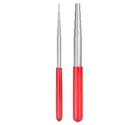 Laroal 2-Piece Set Coil Mandrels 10 Sizes Wire Winding Rods Suitable for Wire Forming Jump Ring Making Earring Making DIY Jewelry Crafts
