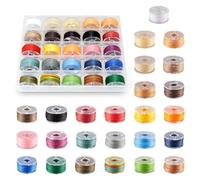 Laroal 25 Colors Waxed Wire 10m Bracelet Wire Beaded Rope Scooby Doo String for DIY Jewelry Bracelet Beaded Necklace Making