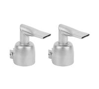 Laroal 2pcs 20 mm 90 Degree Angled Wide Slot Weld Nozzle for Plastic Welding Nozzle Hot Air machine