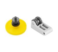 Laroal 3D Printer Extruder Gear Kit for BambuP1P P1S X1C X1E Extruder Double Gear Set