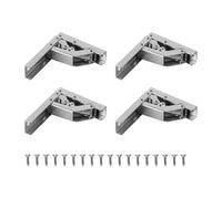 Laroal 4 Wide Angle Hinges Furniture Hinge Hinge Folding Shelf 90 Degree Foldable for RV Furniture Cabinet Door Bookshelf