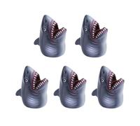 Laroal 5pcs Shark Finger Puppet Finger Puppet Finger Doll Props Marine Animal Novelty Finger Puppet