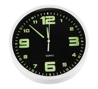 Laroal 8-Inch Wall Clock Living Room Decoration Luminous Clock Modern Small Retro Outdoor Clock Suitable For Kitchen Bedroom Bathroom Living Room Garden
