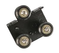 Laroal Big V Slot Gantry Plate POM Wheels Set with Plate,Extruder Back Support Plate with 3Pcs Pulley for 3D Printers