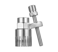Laroal Bottom bracket tool crank puller bicycle bicycle middle shaft tool flywheel socket suitable for 20-tooth bottom bearing with spline teeth