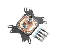 Laroal Butterfly Bracket, Universal CPU Water Cooling Block Clear Transparent Design Efficient Cooling for Desktop PC Supports Various CPU Sockets