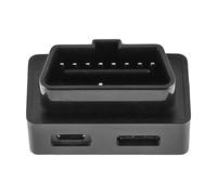 Laroal Car OBD Power Adapter PD 30W OBD Male to Type-C USB Female Charger DC12-24V OBD Car Charger for Mobile Phones Dash Camera Tablets DVR