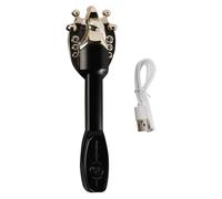 Laroal Electric Back Scratcher 45cm Extendable Effective Itch Relief Back Body Scratch Massage Tool For Home Travel (Black)
