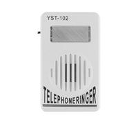 Laroal Extra Loud Telephone Ringer Amplifier with Strobe Light, 60-110dB Adjustable Volume for Landline/Corded Phones, Hearing Impaired Friendly